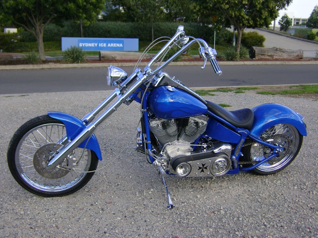 Custom Harley Chopper!!