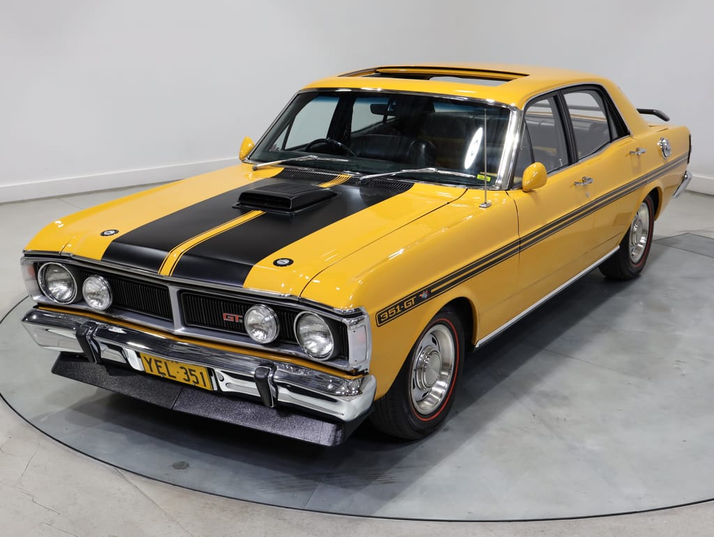 1970 Ford Falcon XY GT Replica - Yellow Ochre Sunroof 