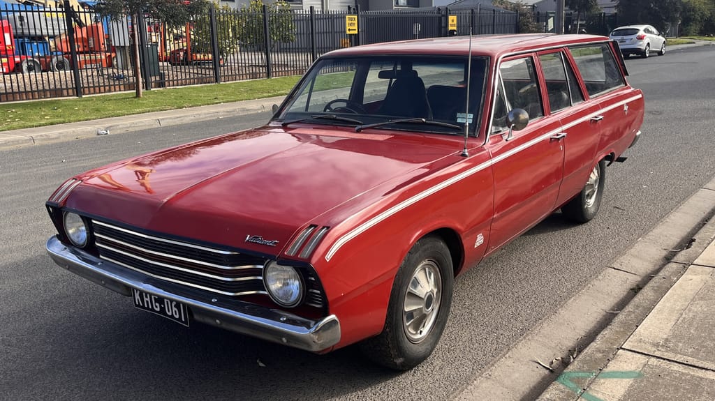 1969 Chrysler Valiant VF Pacer Wagon - Little Hood Riding Red