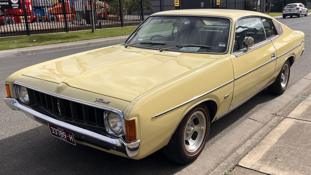 1973 Chrysler VJ Valiant Charger 770 E55 340ci V8 - Sandstone