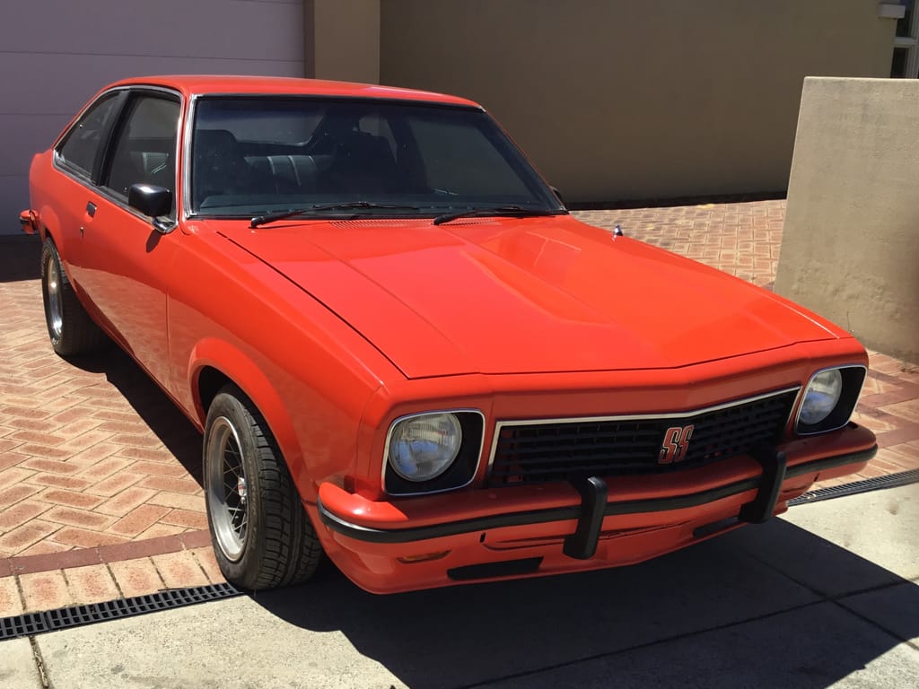 1976 Holden LX Torana SS Hatchback 5.0L  - Mandarin Red