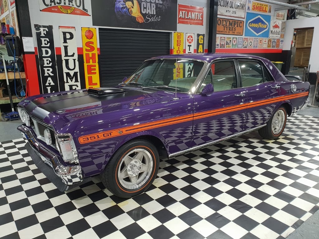 1971 XY Falcon GTHO Phase 3 Tribute - Factory Wild Violet K-Code