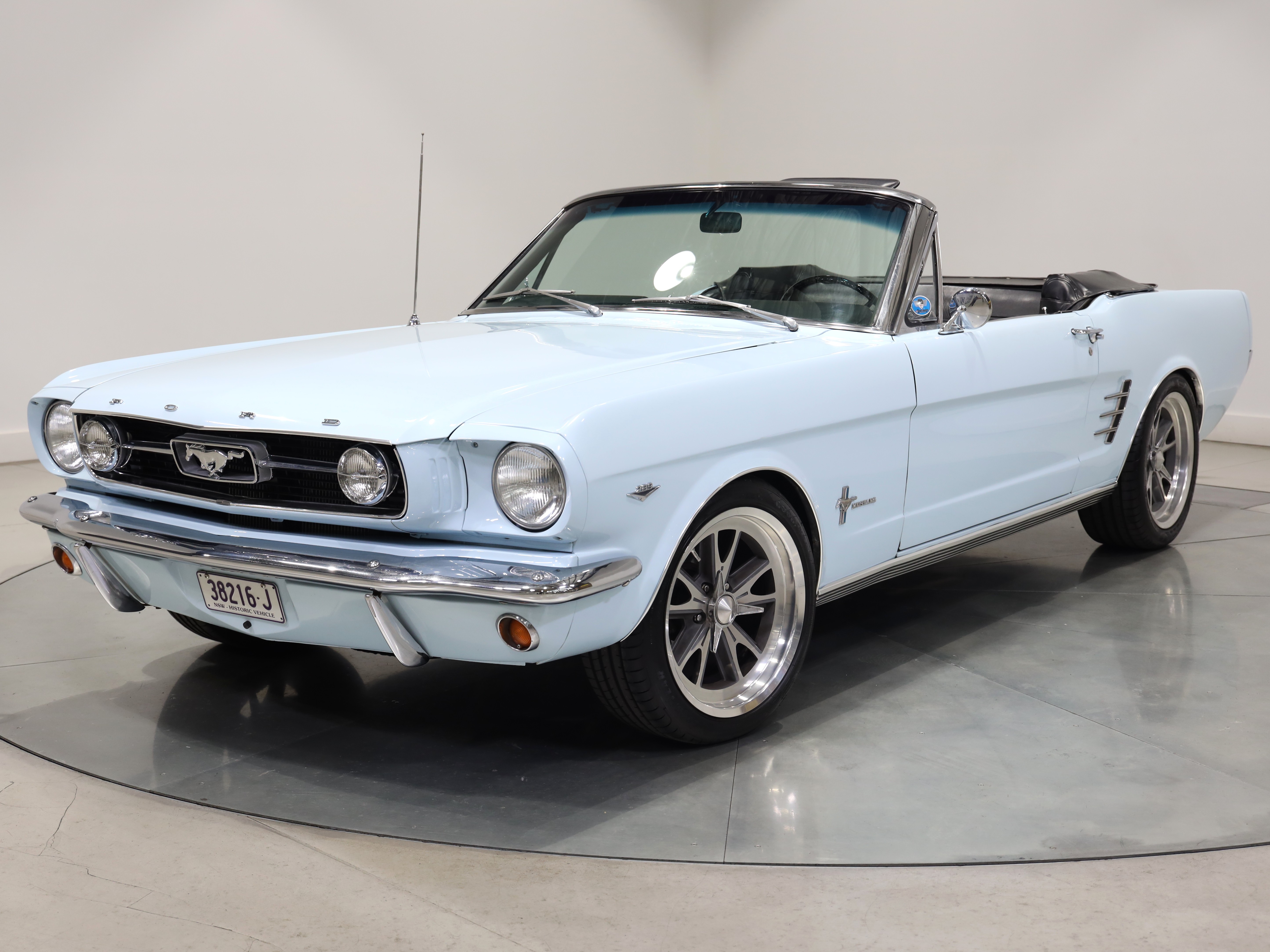 1966 Ford Mustang Convertible 289 2V - Arcadian Blue