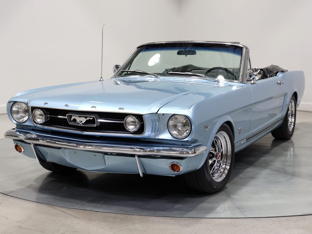 1966 Ford Mustang Convertible GT - 289 4V - Silver Blue