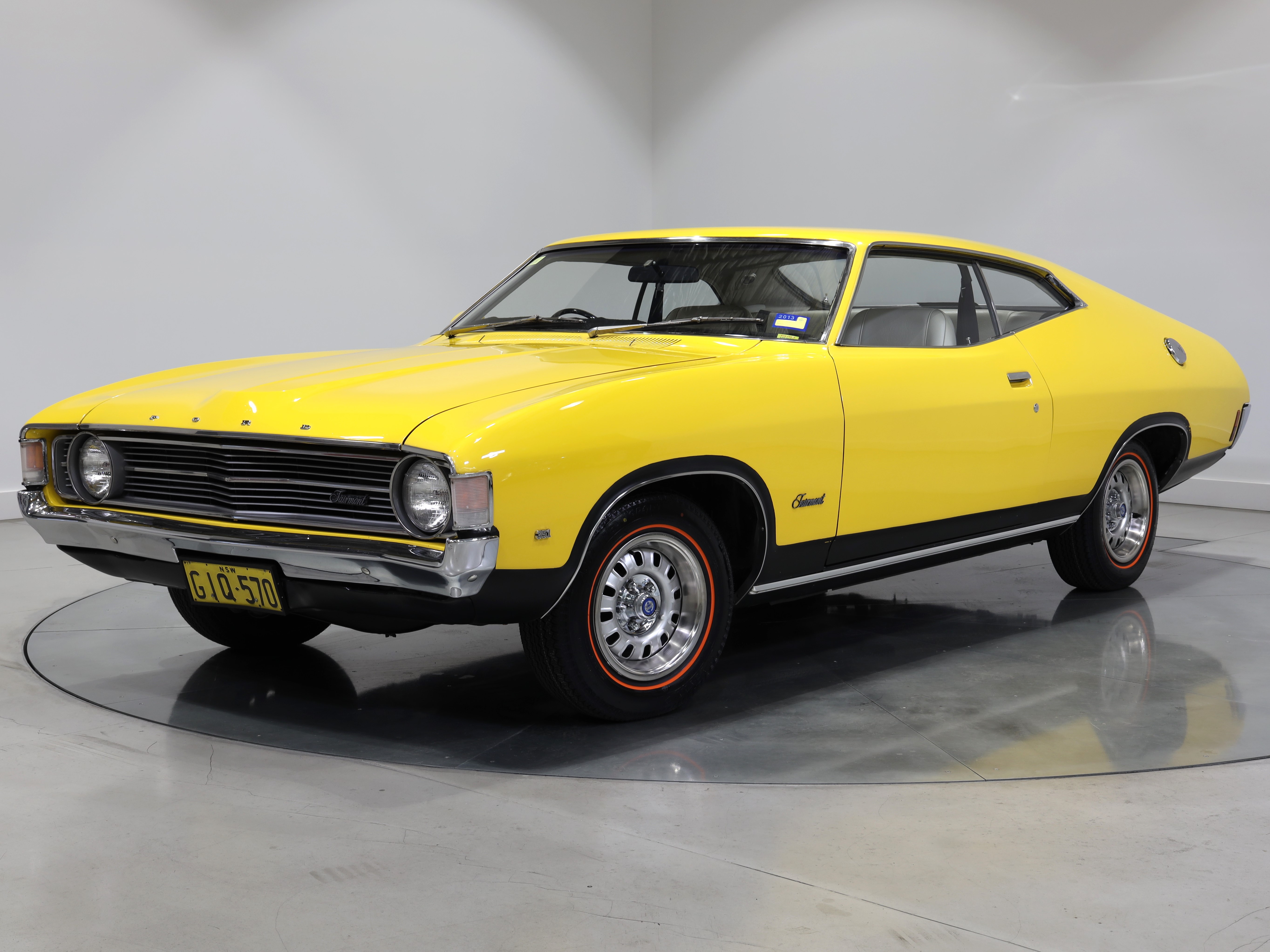 1973 Ford XA Fairmont GS 351 K-Code Hardtop - Yellow Glow Unrestored