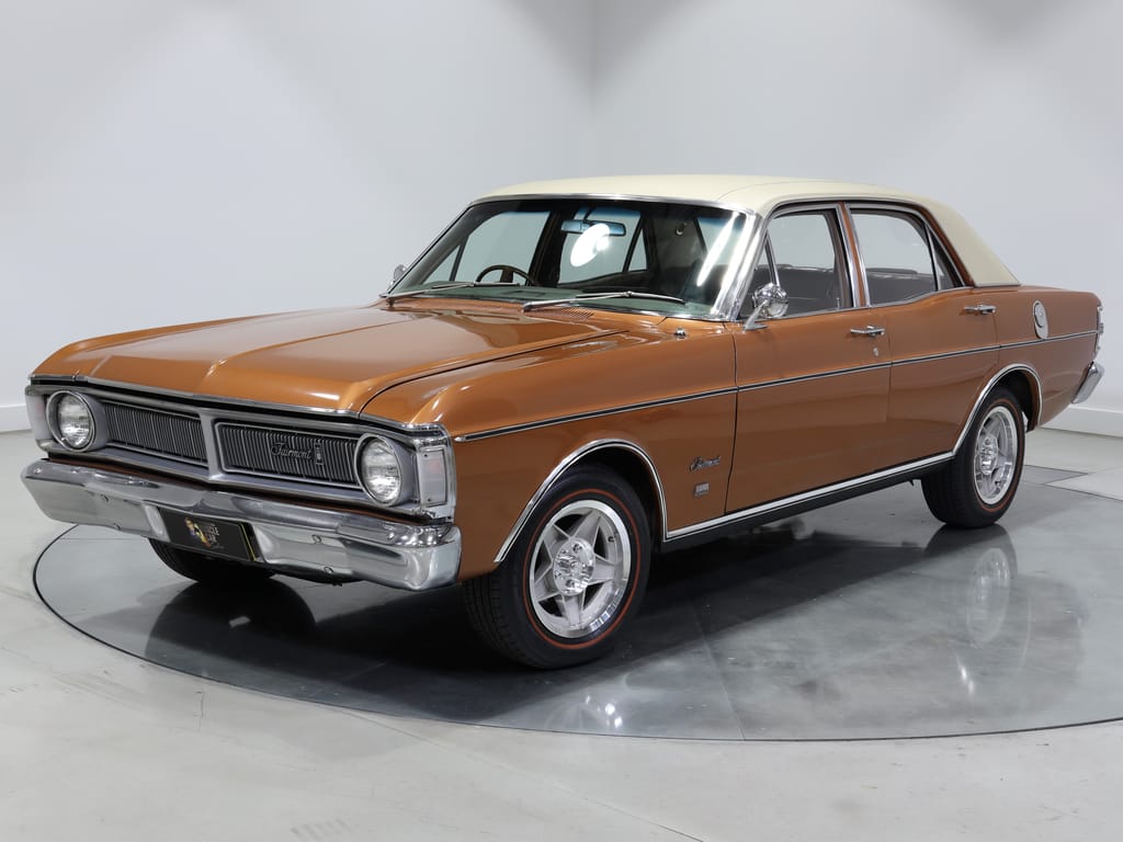 1971 Ford XY Fairmont 6cyl 250 2V - Nugget Gold