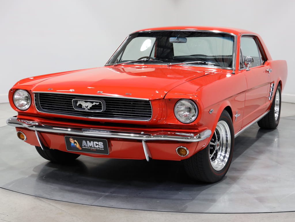 1966 Ford Mustang Coupe 289ci RHD - Signal Flare Red