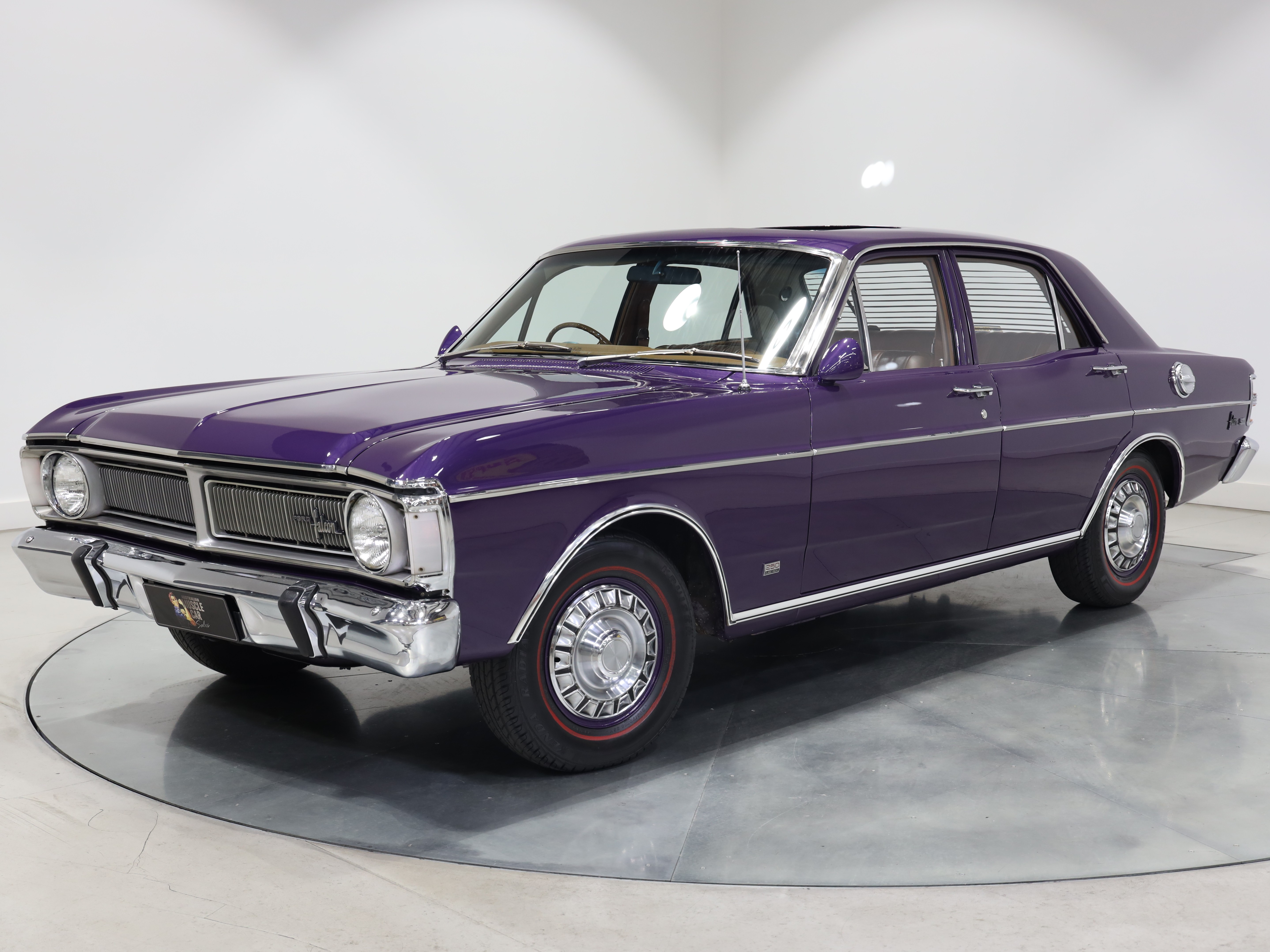 1971 Ford XY Falcon 500 6cyl Top Loader - Wild Violet Sunroof