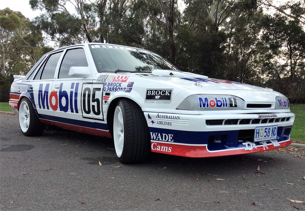 1986 VL Commodore Berlina 4.9L litre Mobil Brock Tribute