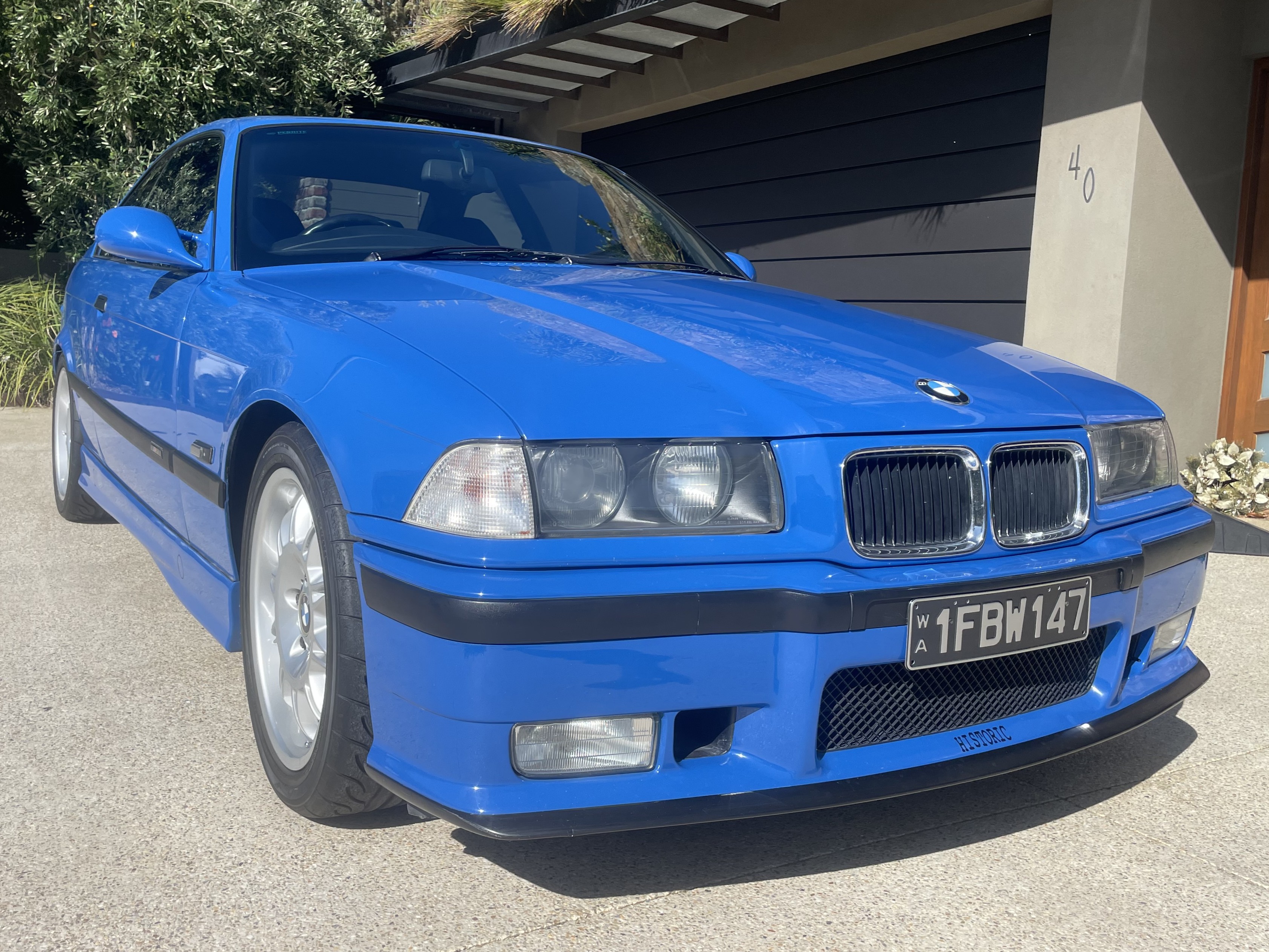 1996 BMW E36 M3 EVO Individual - Santorini Blue