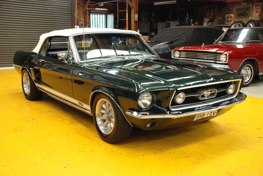 1967 Convertible GT Mustang.