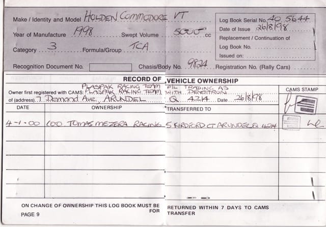 Holden 600+HP VT V8 Supercar