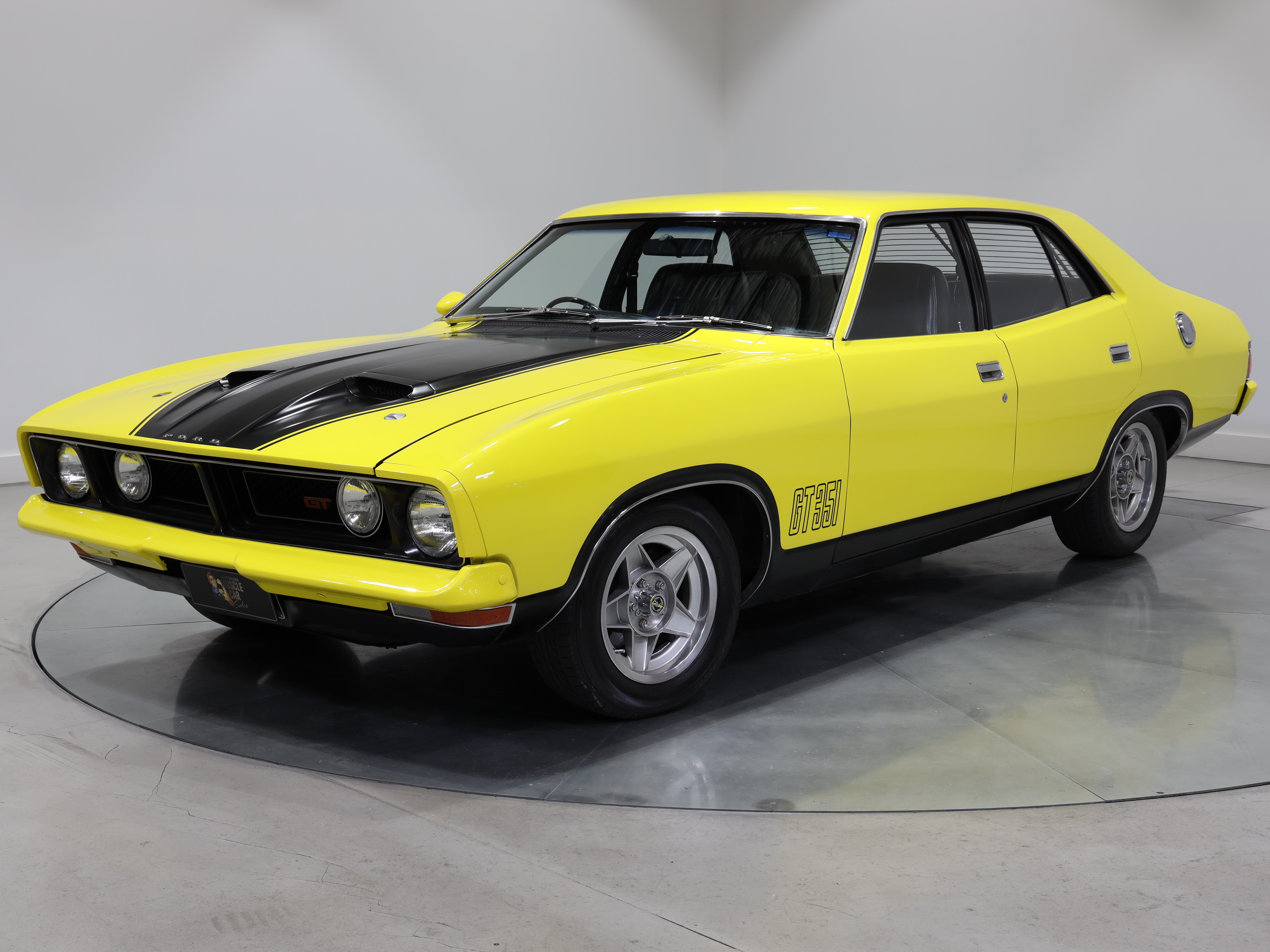 1973 Ford Falcon XB GT 4V Toploader Sedan - Yellow Blaze