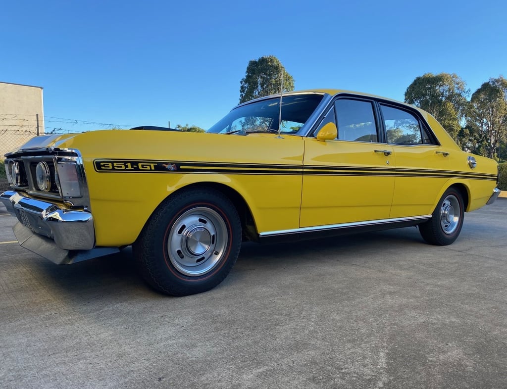 1971 XY GT Falcon - RAA Yellow