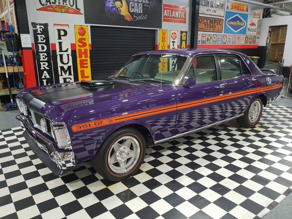 1971 XY Falcon GTHO Phase 3 Tribute - Factory Wild Violet K-Code