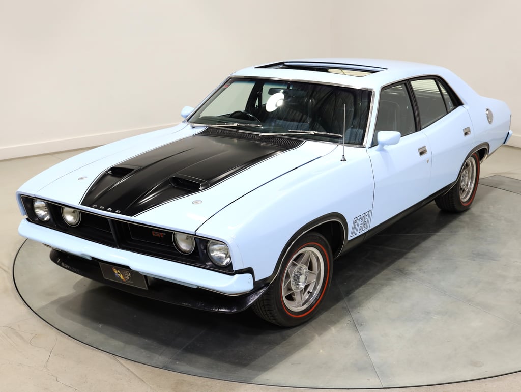 1976 Ford Falcon XB GT- Skyview Blue Sunroof