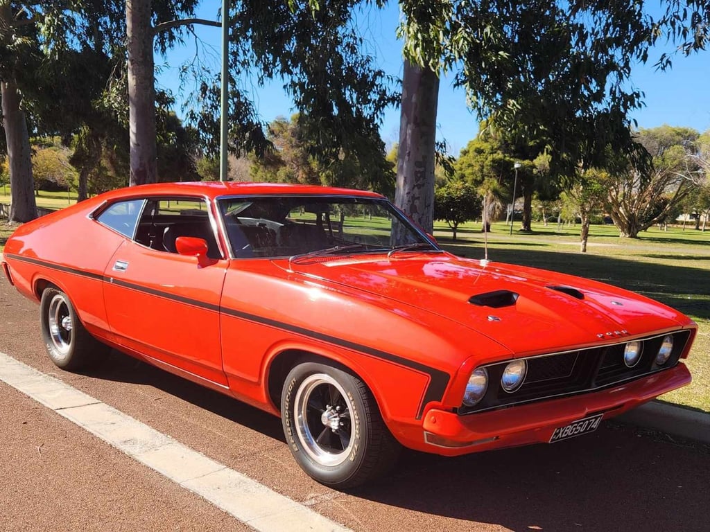 1974 XB Ford Falcon GS 351 V8 4 speed manual