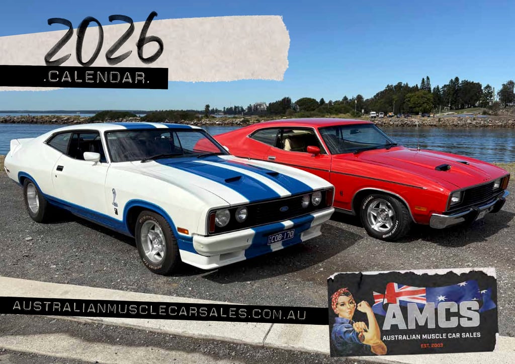 AMCS Muscle Car Calendar 2026 - Purchase Today!