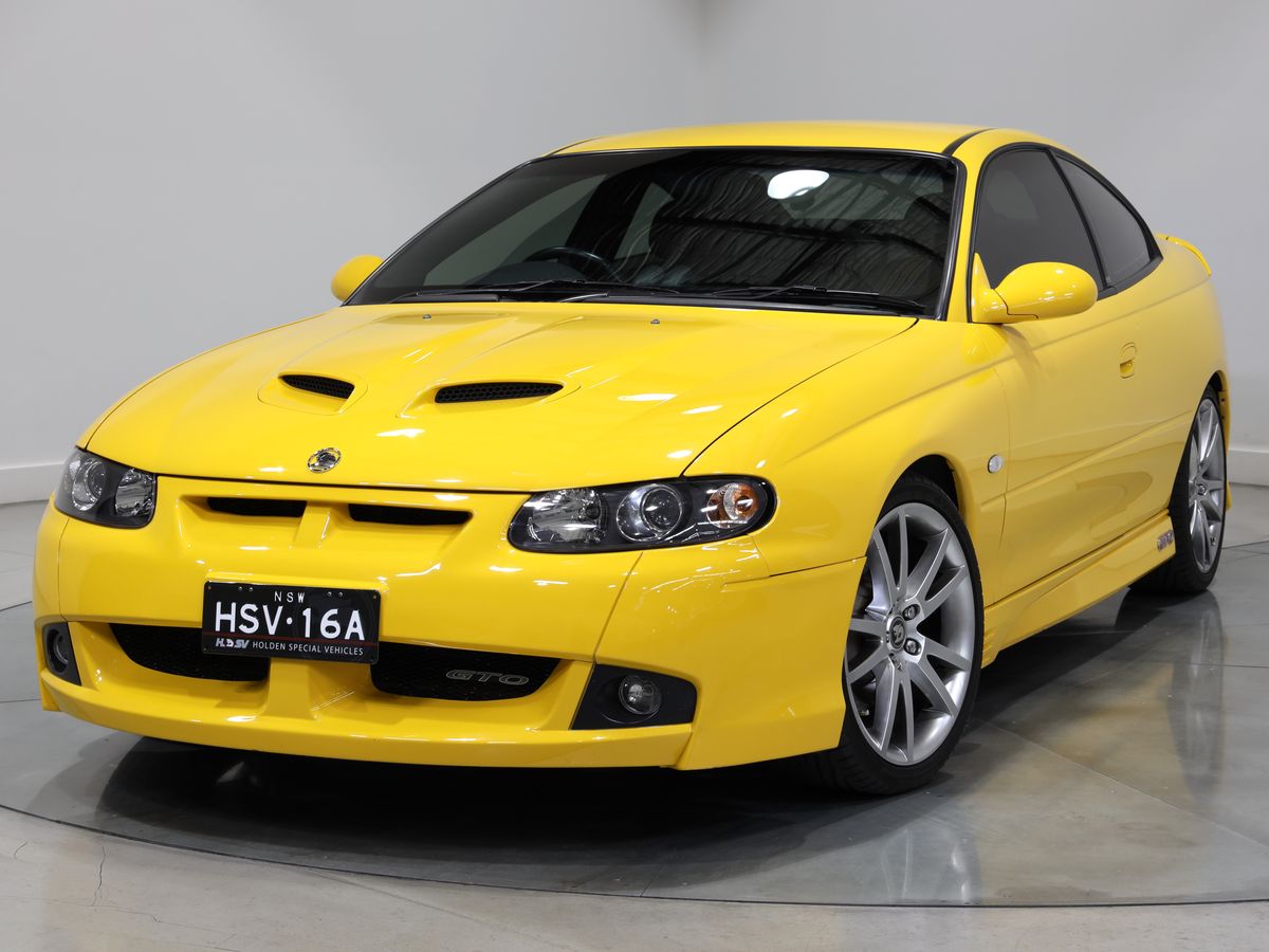 2006 HSV VZ Coupe GTO Build No 659 - Yellow Devil … | Sold | Australian ...