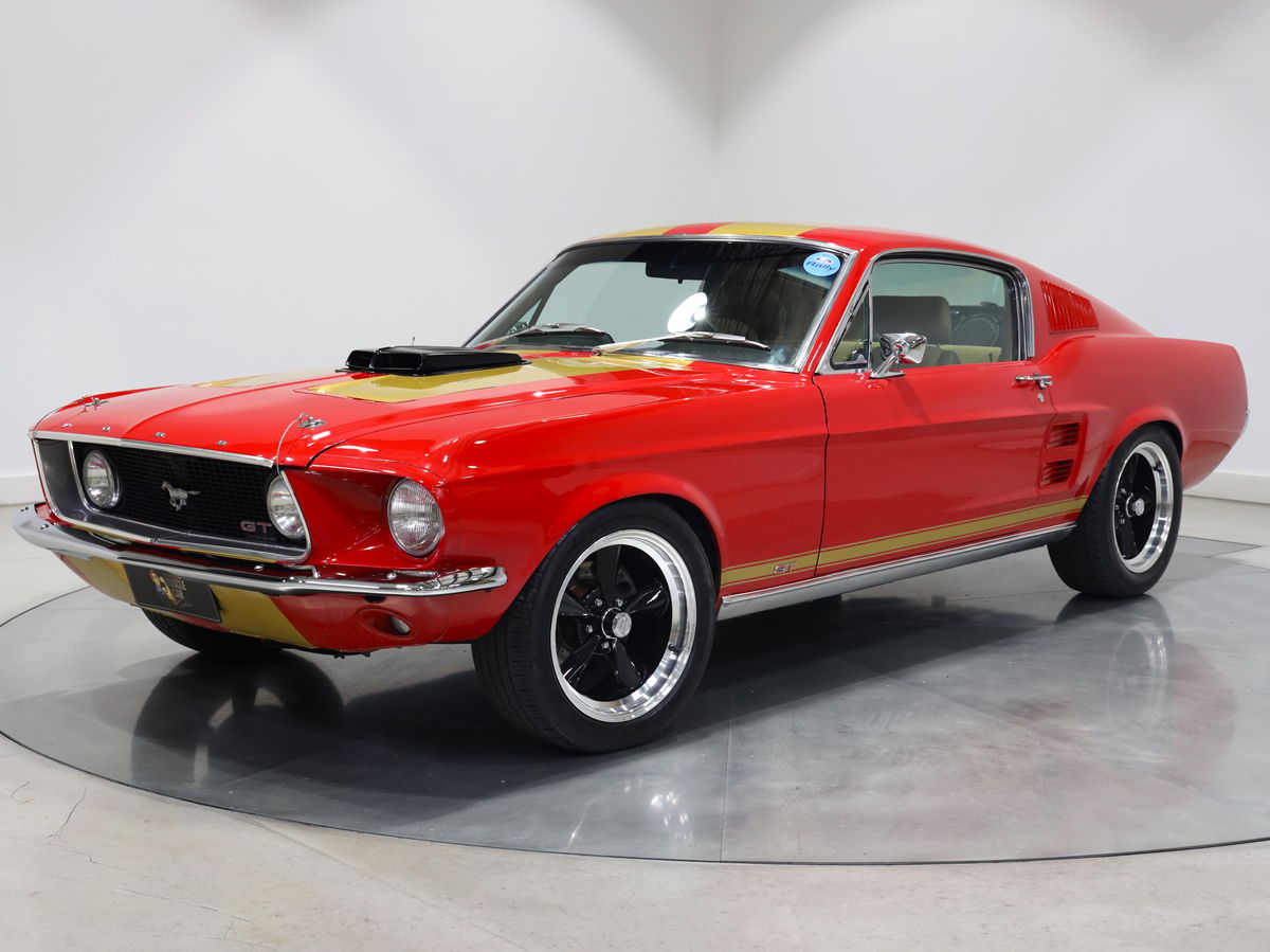 Gallery for: 1967 Ford Mustang Fastback GT A-Code - Monza Red | Sold ...