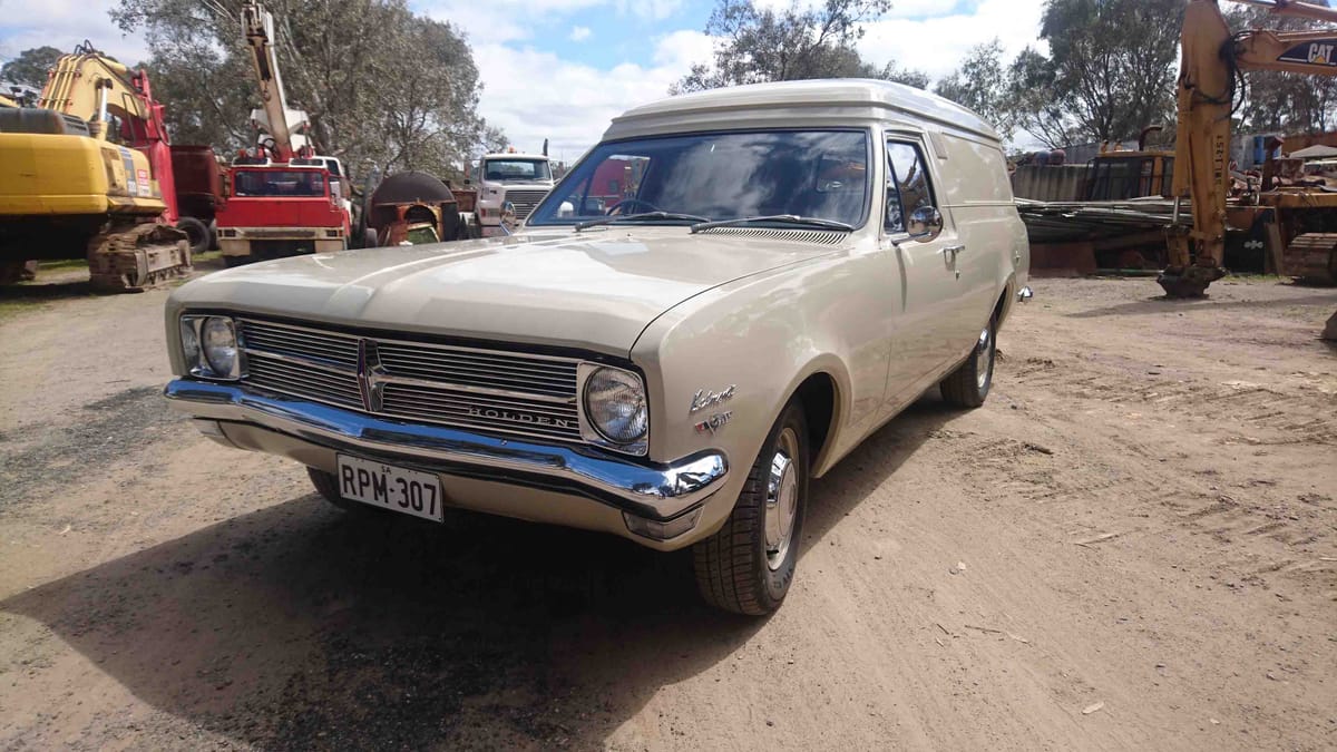 Gallery for: 1968 HK Belmont 307 V8 Windowless Panel Van | Sold ...