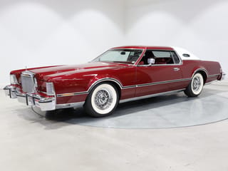 1976 Lincoln Continental Mark IV - Dark Red Moondust Metallic