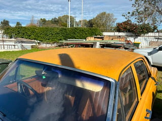 1971 Ford XY Falcon 500 GS 6cyl 250ci 2V - Toploader -Yellow Ochre 