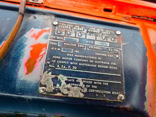 1970 XY Falcon 500 - Vermilion Fire