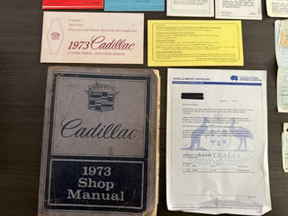 1973 Cadiliac DeVille 4-door Pillarless - 16,673 miles from new!