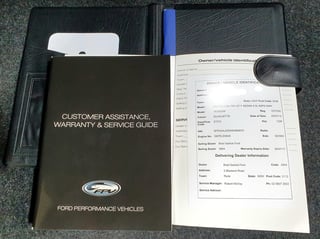 2014 Ford FPV Falcon GTF Build 83 / 500 - Manual