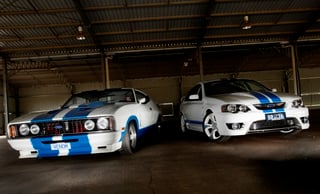 1978 Falcon XC Cobra #66 and FPV BFII Cobra GT #66