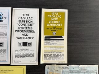 1973 Cadiliac DeVille 4-door Pillarless - 16,673 miles from new!