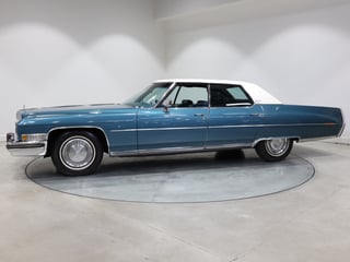 1973 Cadiliac DeVille 4-door Pillarless - 16,673 miles from new!