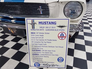 1966 Mustang Shelby GT350 Tribute