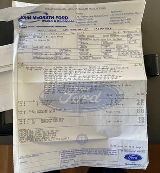 2003 Ford BA Fairlane G220 5.4L V8 - 25,627 km