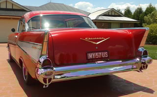 1957 Belair 2 door Pillarless