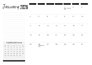 AMCS Muscle Car Calendar 2026 - Purchase Today!