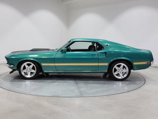 1969 Ford Mustang Mach 1 351ci Windsor - Silver Jade Metallic