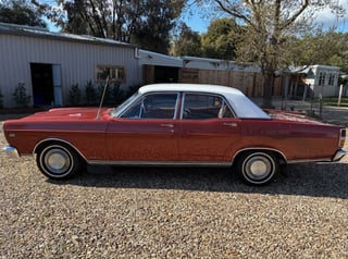 1971 ZD Fairlane 302 V8 - Bronze Wine