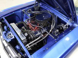 1965 Ford Mustang Convertible 302ci - Estoril Blue Metallic 