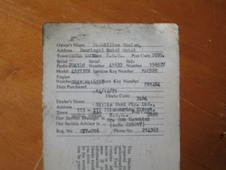 XY Falcon Ute 302 V8