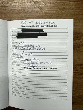 2022 Ford Mustang SM17 Limited Edition Build No 48 - 1 of 1 Grabber Blue Metallic