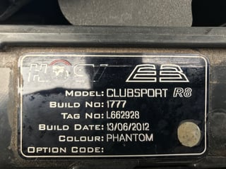 2012 HSV VE Walkinshaw Clubsport R8 Build No. 1777