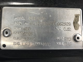 2012 HSV VE Walkinshaw Clubsport R8 Build No. 1777