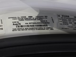 2016 Ford FGX Falcon XR6 Sprint Build No 361 - 5,784 km