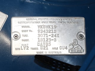 1985 HDT VK SS Group A Brock Commodore Build No 64/500 - 11,820 km