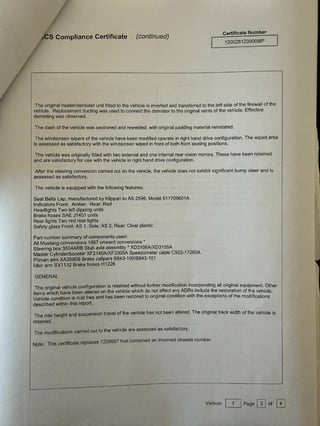 1966 Ford Mustang Convertible RHD - 302ci Windsor 4sp Manual 