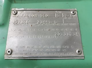 1980 XD Falcon Police Car