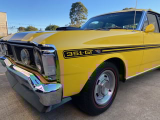 1971 XY GT Falcon - RAA Yellow
