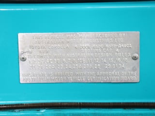 1978 Toyota KE30 Corolla CS - 4sp Man Turquoise